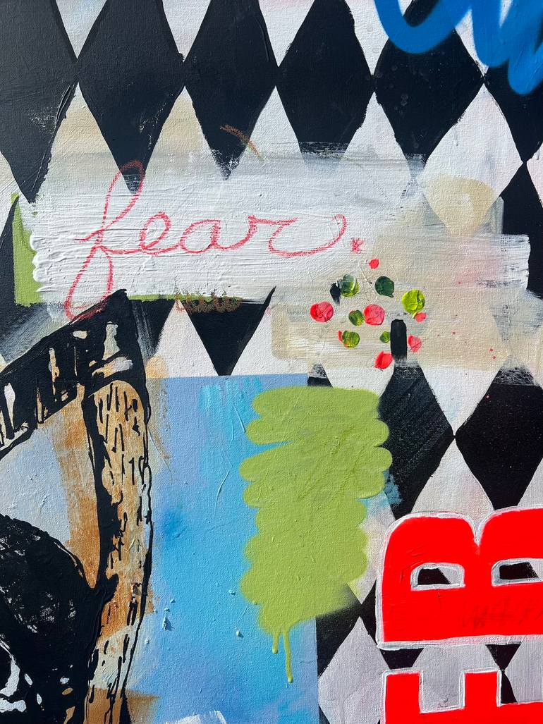 Original Pop Art Abstract Painting by Aidan Thomson