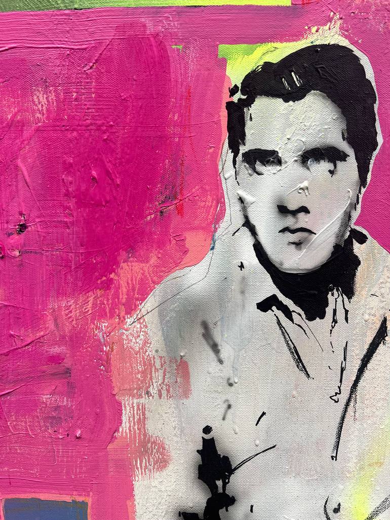 Original Abstract Pop Culture/Celebrity Painting by Aidan Thomson