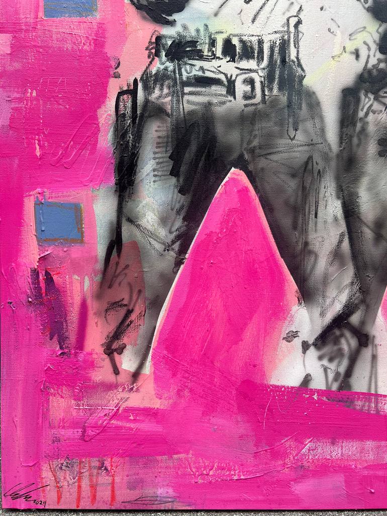 Original Abstract Pop Culture/Celebrity Painting by Aidan Thomson