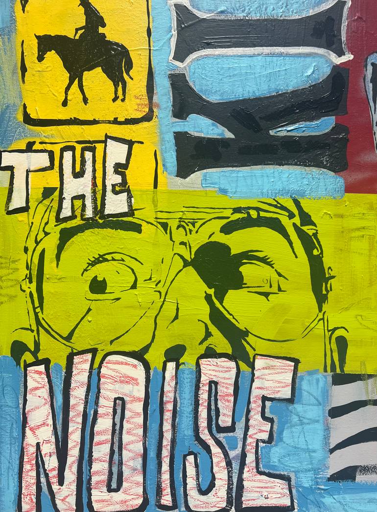 Original Pop Art Abstract Painting by Aidan Thomson