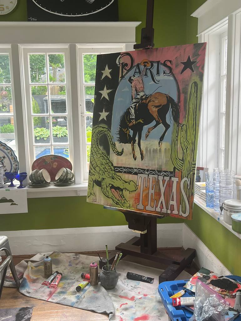 Original Abstract Animal Painting by Aidan Thomson