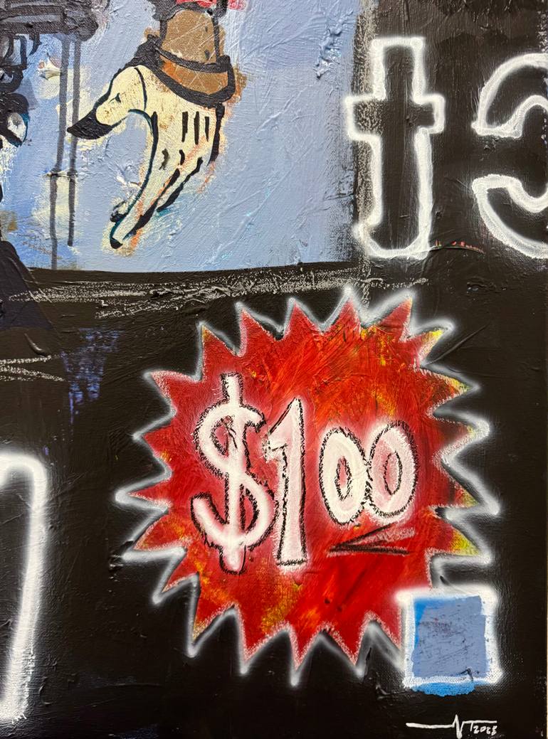 Original Abstract Expressionism Abstract Painting by Aidan Thomson