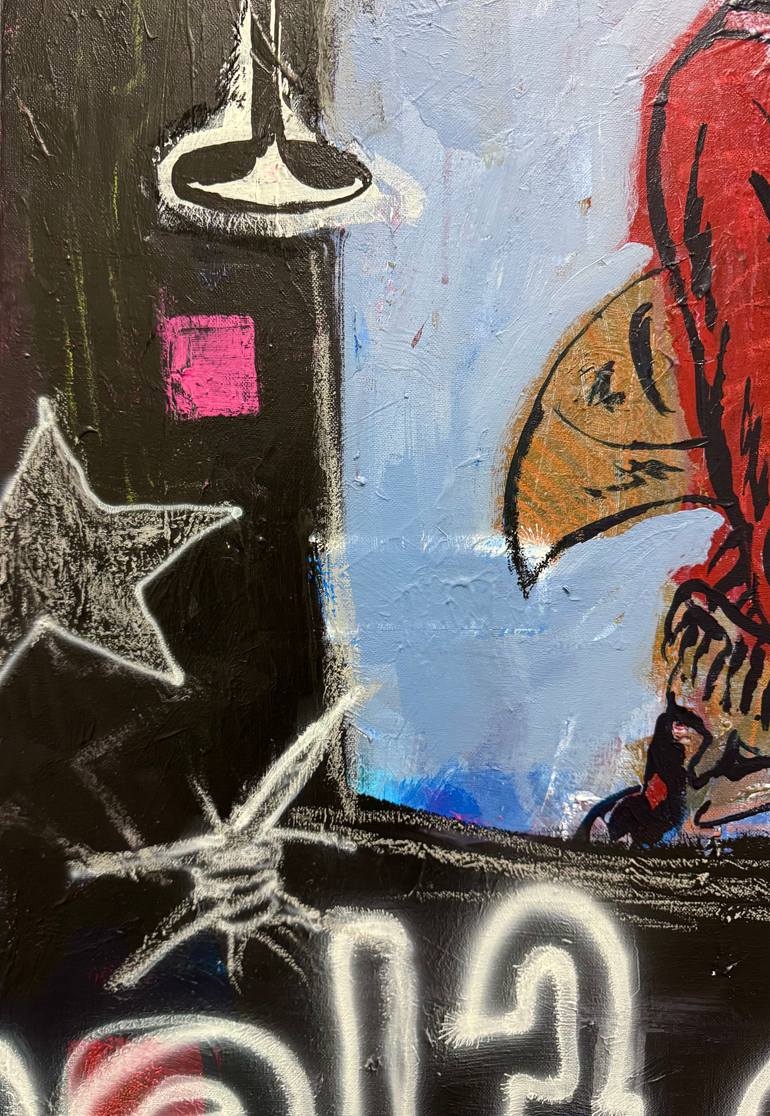 Original Abstract Expressionism Abstract Painting by Aidan Thomson