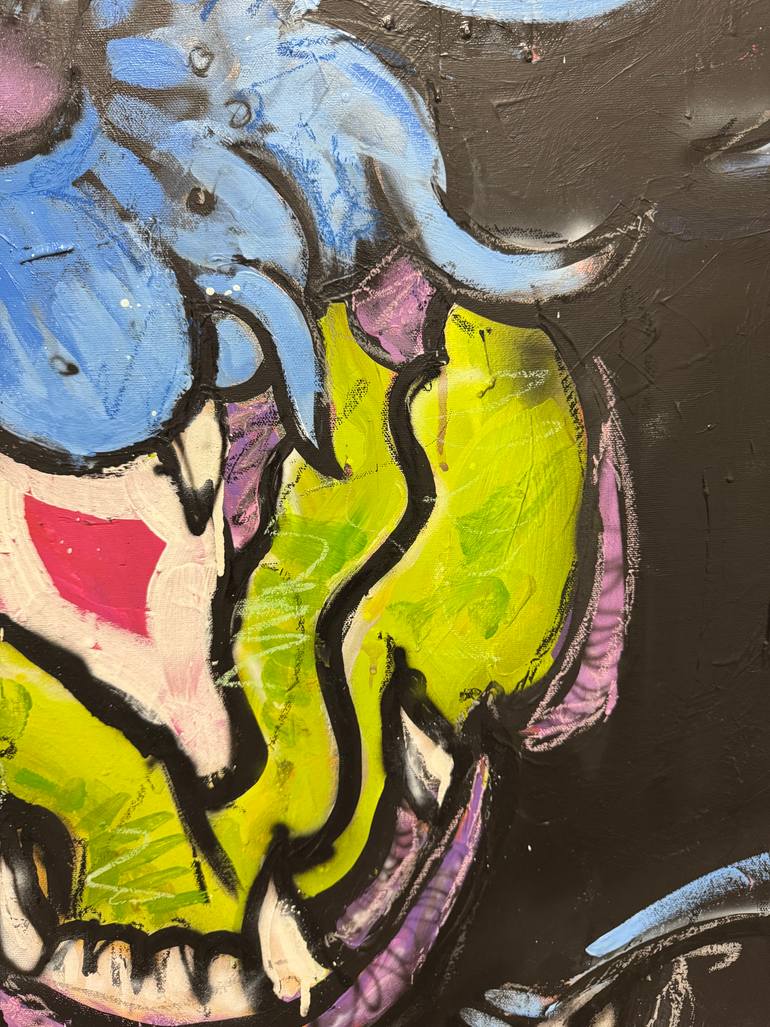 Original Abstract Animal Painting by Aidan Thomson