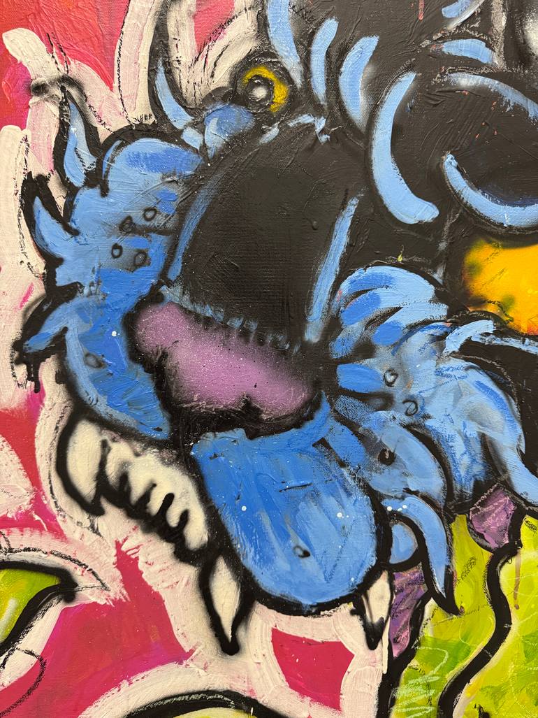 Original Abstract Animal Painting by Aidan Thomson