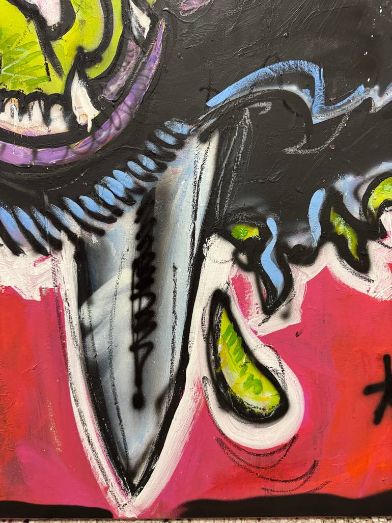 Original Abstract Animal Painting by Aidan Thomson