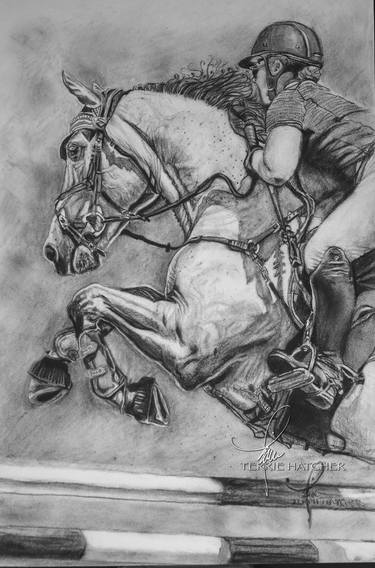Original Realism Horse Paintings by Terrie Hatcher