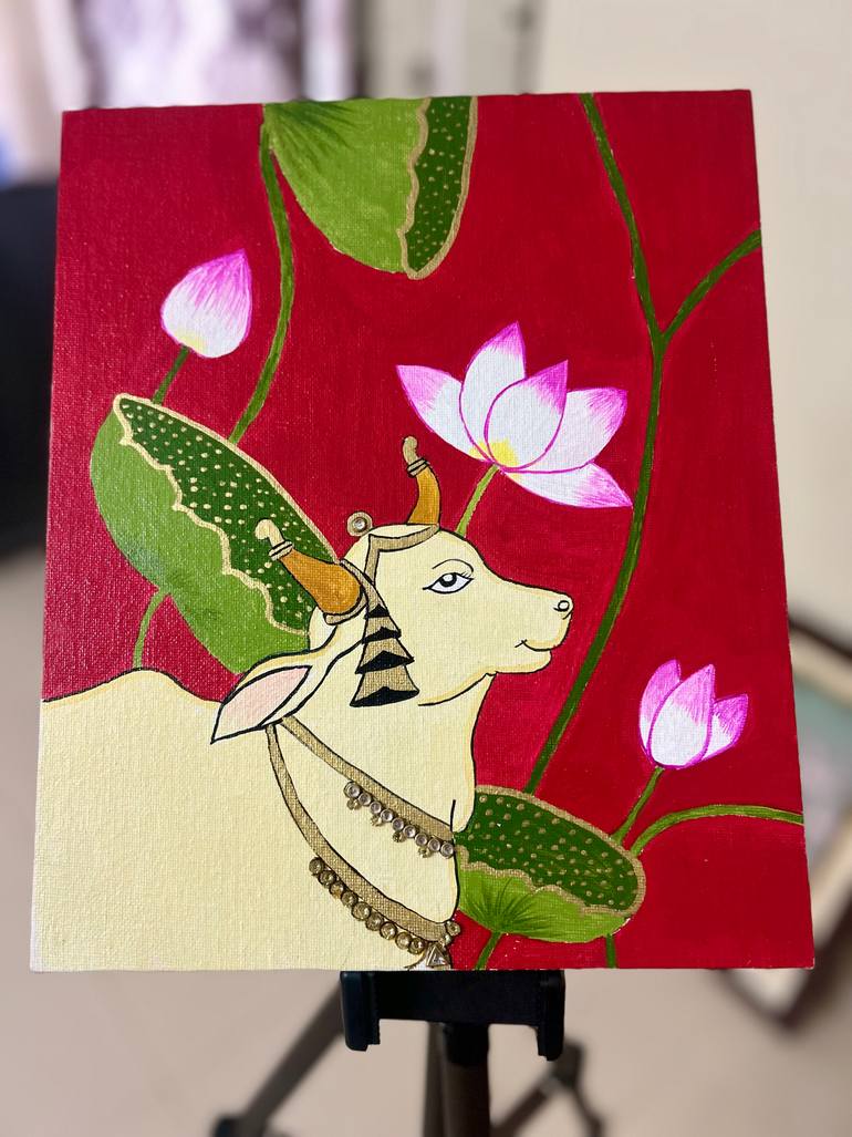Original Folk Religion Painting by Shwetha Potdar