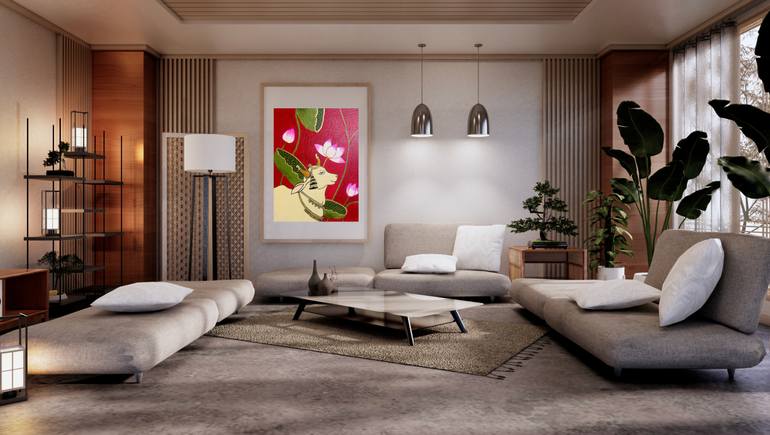 Original Folk Religion Painting by Shwetha Potdar