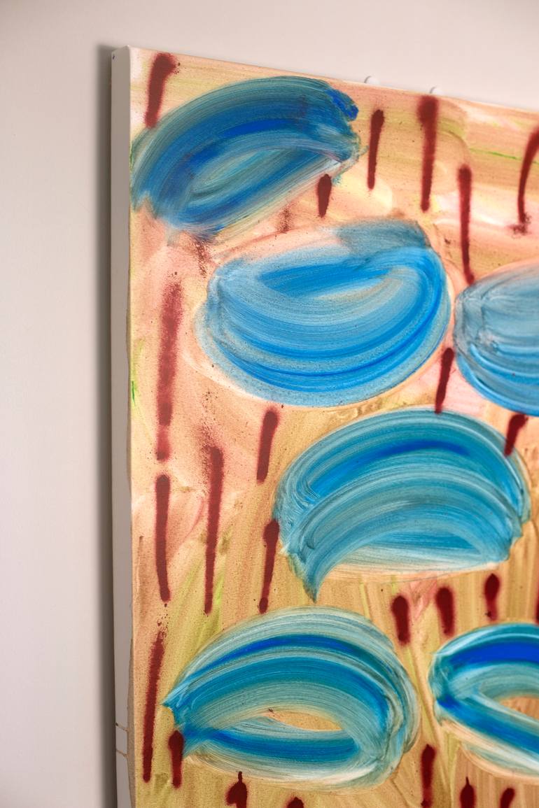 Original Abstract Expressionism Abstract Painting by Evgenia Makarova