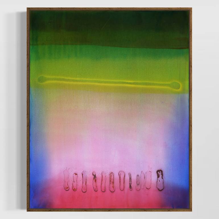 Original Color Field Painting Abstract Painting by Evgenia Makarova