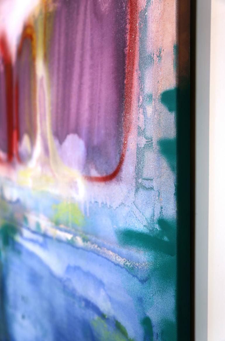Original Abstract Expressionism Abstract Painting by Evgenia Makarova
