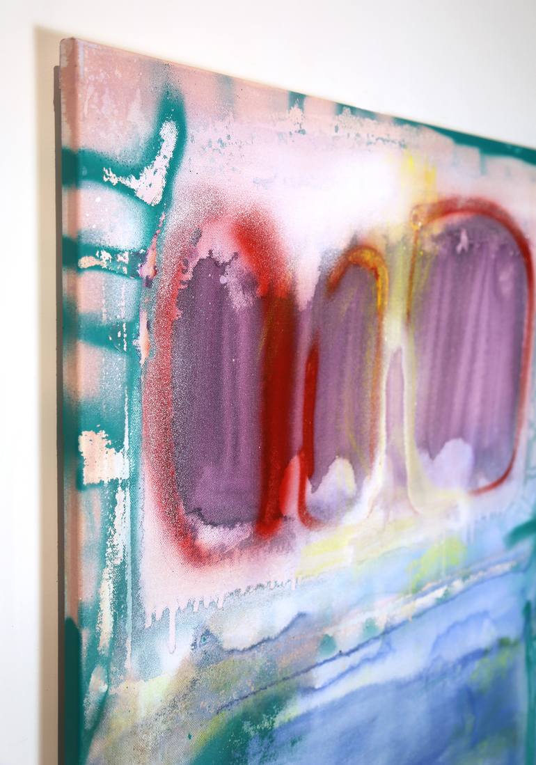 Original Abstract Expressionism Abstract Painting by Evgenia Makarova