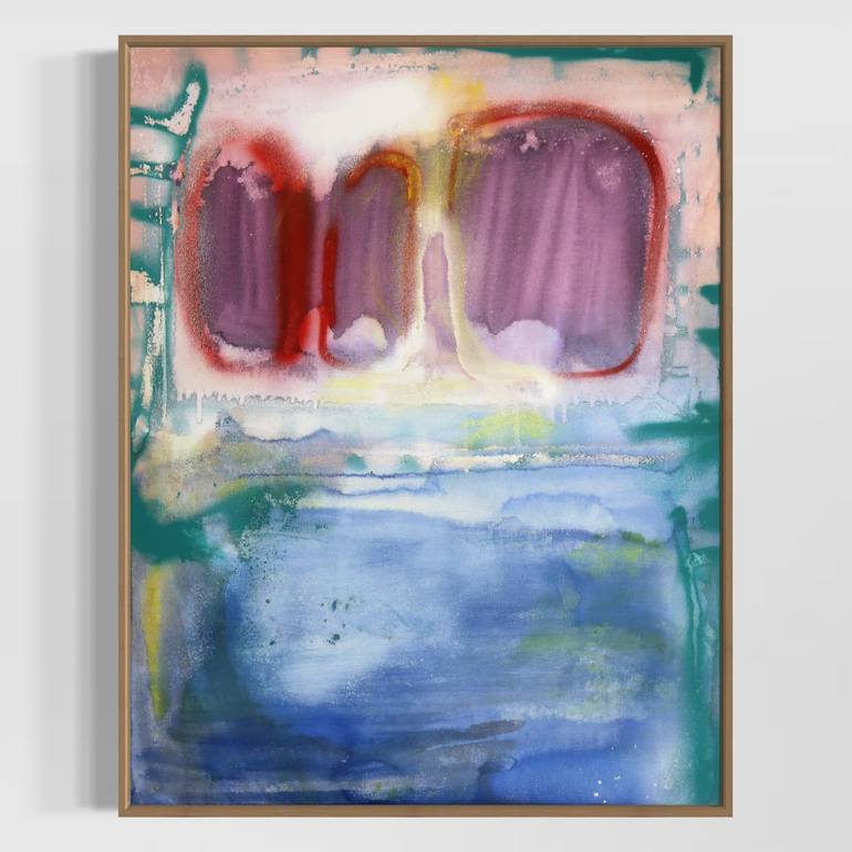 Original Abstract Expressionism Abstract Painting by Evgenia Makarova