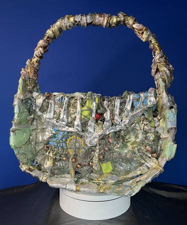 Original Abstract Expressionism Fashion Sculpture by Jennifer Taylor