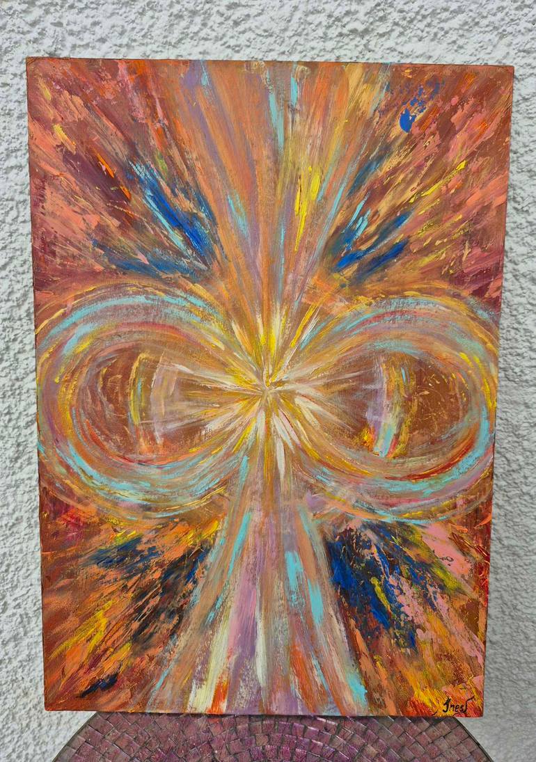 Original Expressionism Light Painting by Inessa Light Art