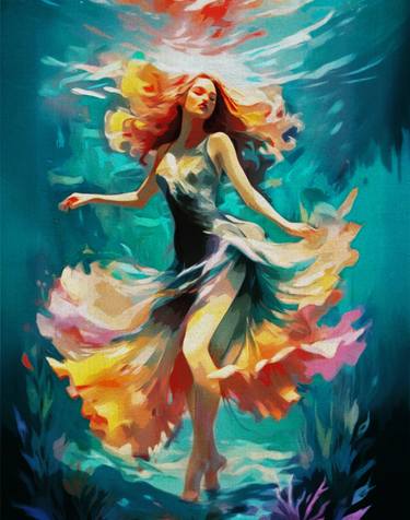 Original Conceptual Women Mixed Media by Andres Gil Bonilla