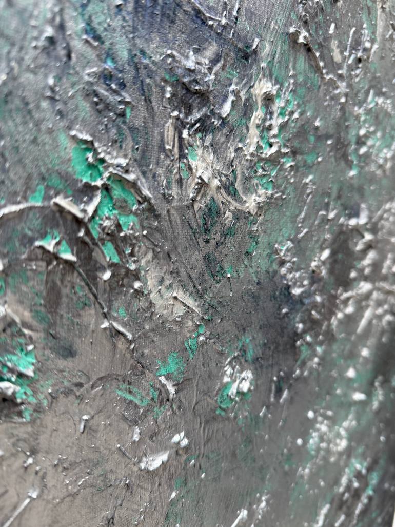 Original Abstract Expressionism Abstract Painting by Viki Smoliar