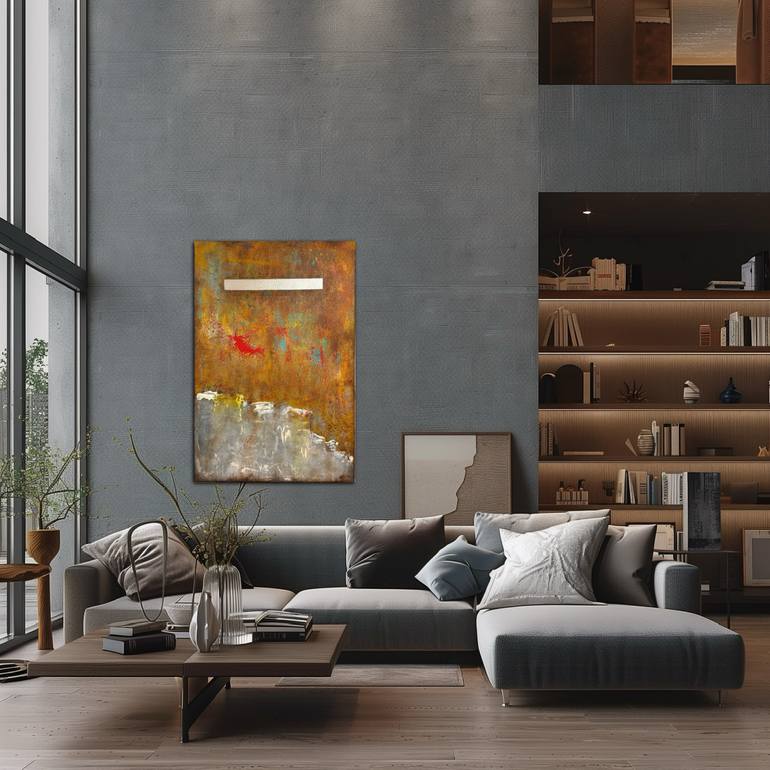 Original Abstract Expressionism Abstract Painting by Viki Smoliar