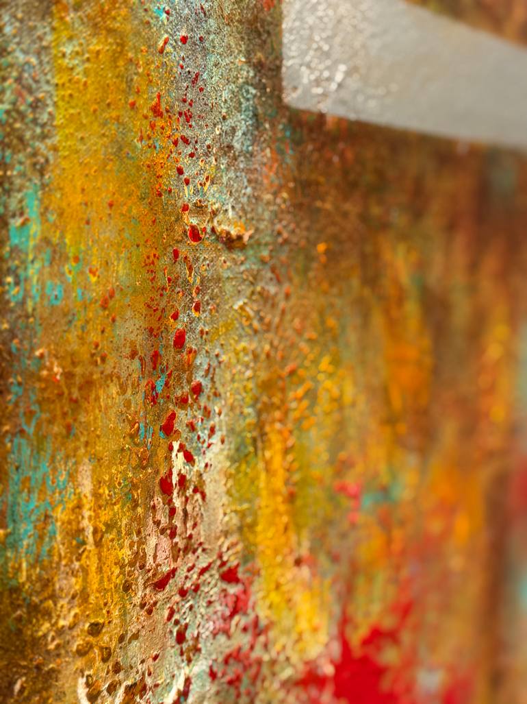 Original Abstract Expressionism Abstract Painting by Viki Smoliar