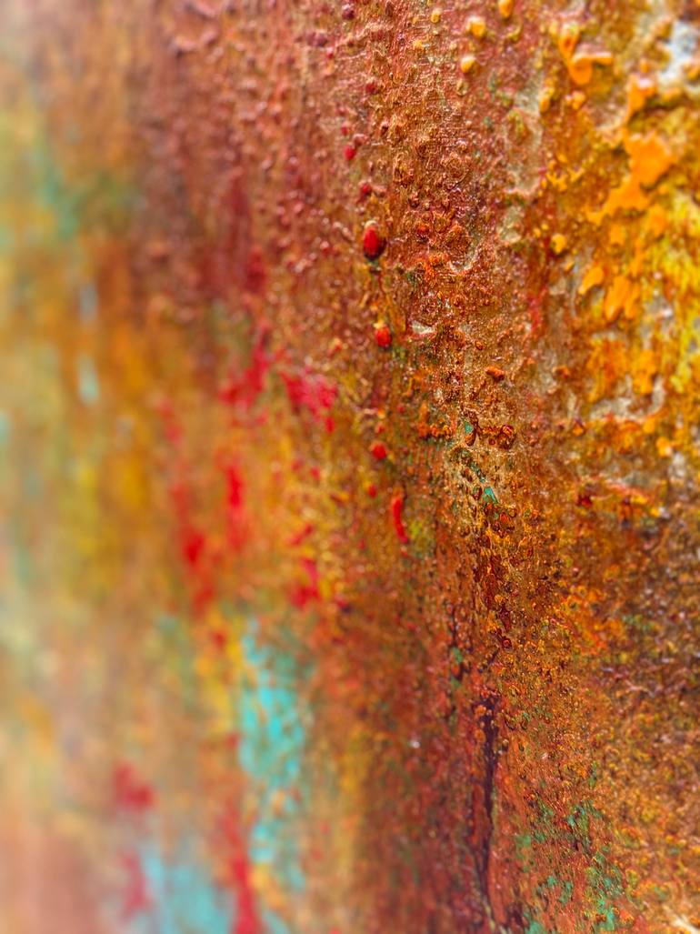 Original Abstract Expressionism Abstract Painting by Viki Smoliar