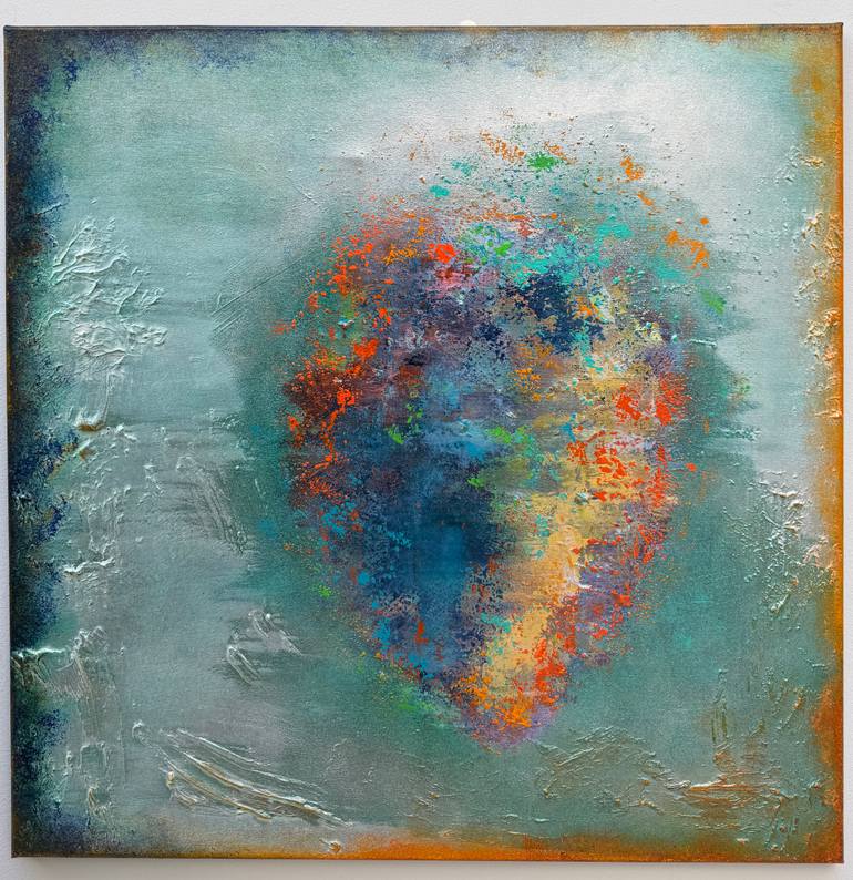 Original Abstract Expressionism Abstract Painting by Viki Smoliar