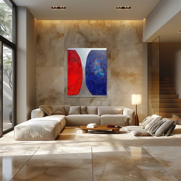 Original Contemporary Abstract Painting by Viki Smoliar