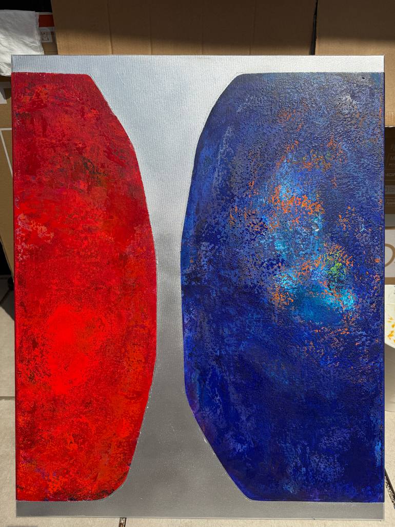 Original Contemporary Abstract Painting by Viki Smoliar