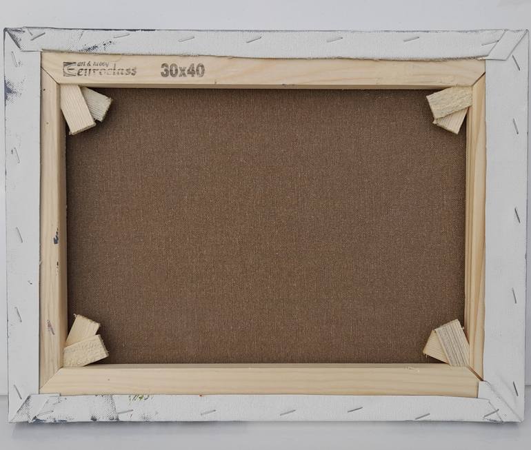 Original Generative Landscape Painting by Liudmyla Parhamin