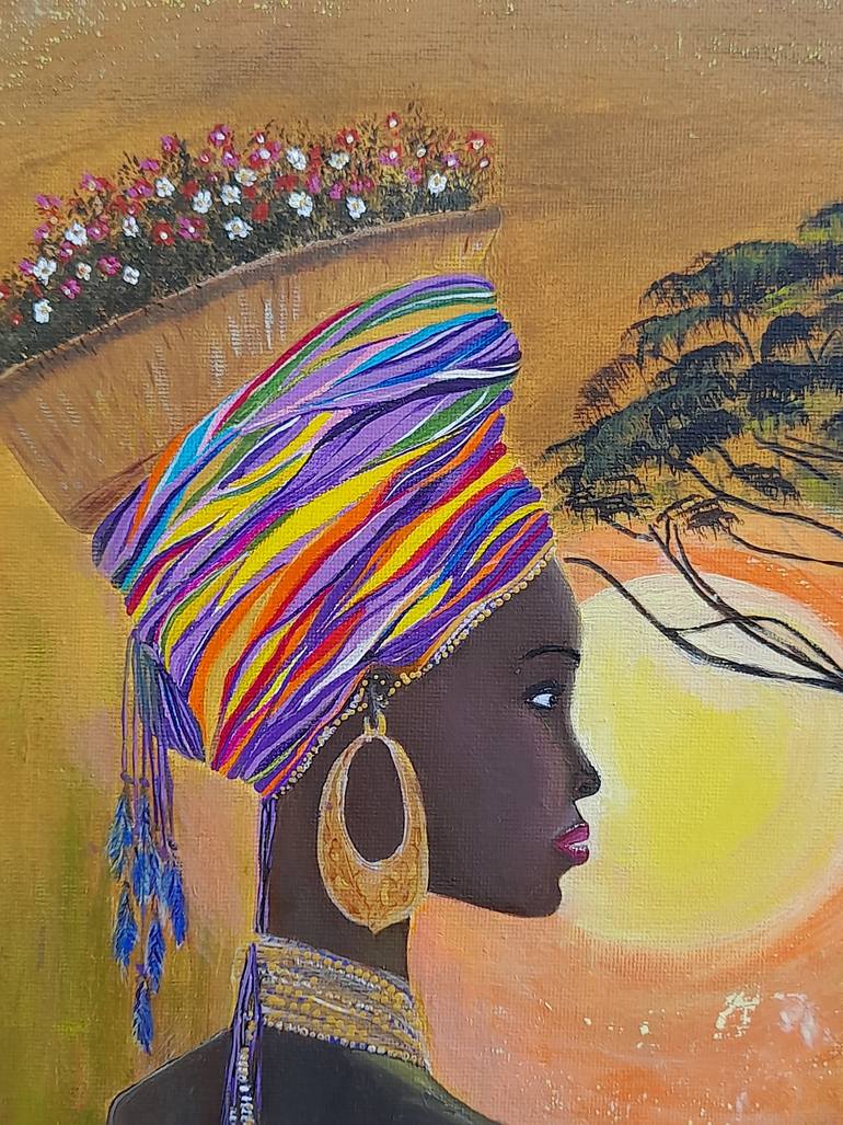 Original Contemporary Women Painting by Liudmyla Parhamin