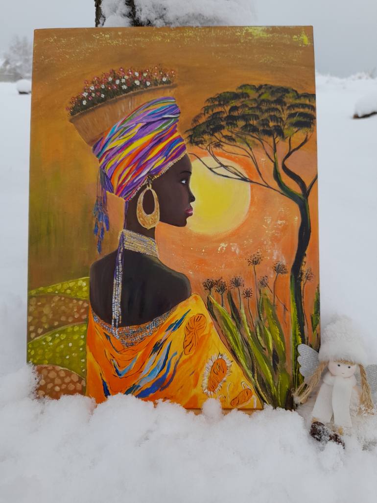 Original Contemporary Women Painting by Liudmyla Parhamin