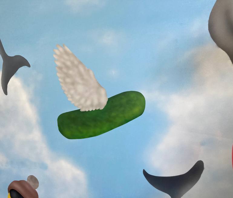 Original Conceptual Animal Painting by Gabriela GenčÚrová