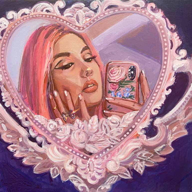 Mirror Mirror Painting by Rosanna Cardenas | Saatchi Art