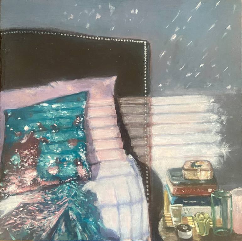 Original Contemporary Still Life Paintings by Rosanna Cardenas