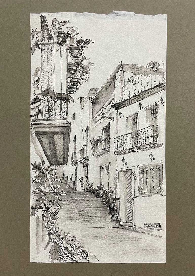 Original Other Architecture Drawing by Galinina M