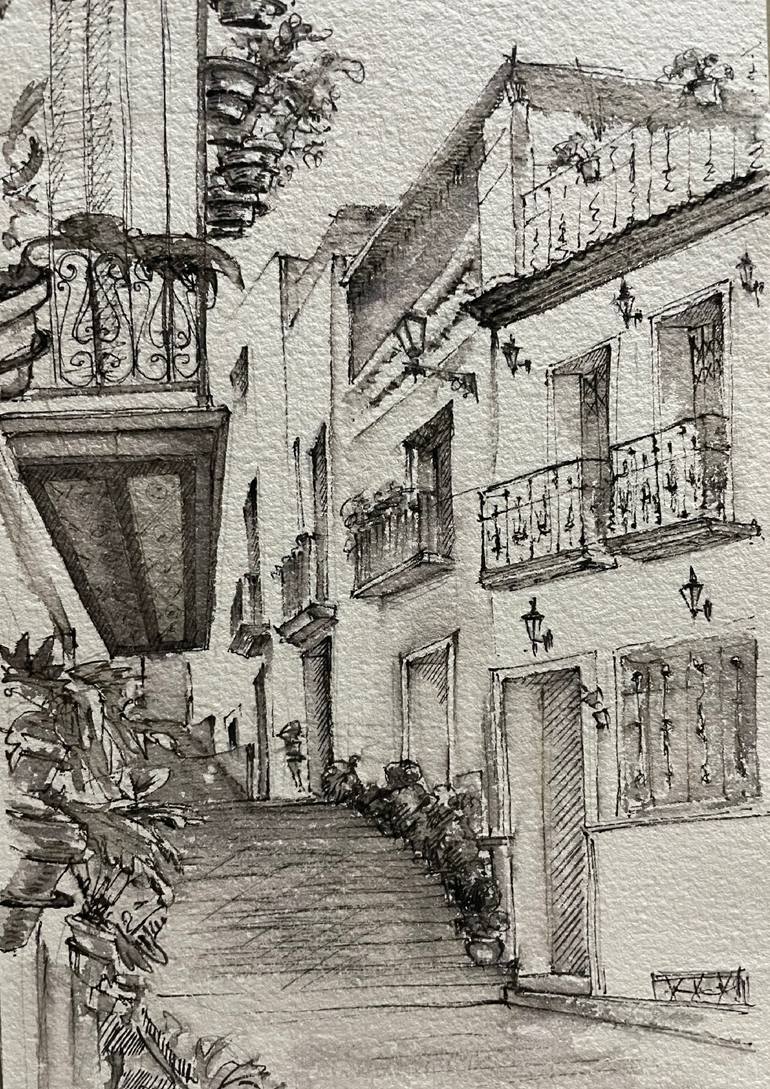 Original Other Architecture Drawing by Galinina M
