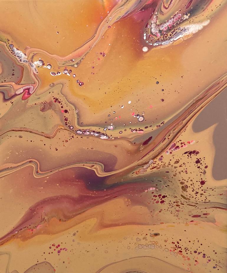 Original Abstract Painting by Kirsten Romersperger Aka Mimmisilver