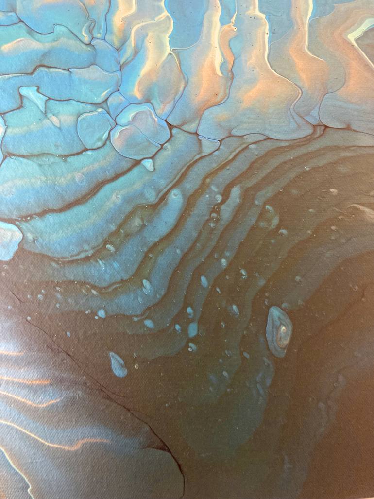 Original Abstract Painting by Kirsten Romersperger Aka Mimmisilver