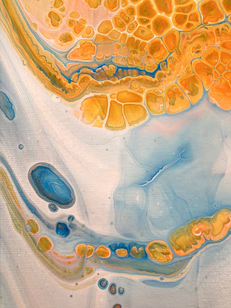 Original Abstract Painting by Kirsten Romersperger Aka Mimmisilver