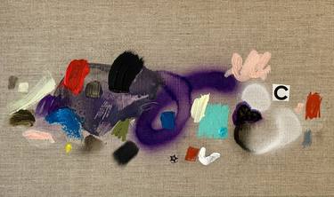 Original Abstract Expressionism Abstract Mixed Media by Pierpaolo Tarea