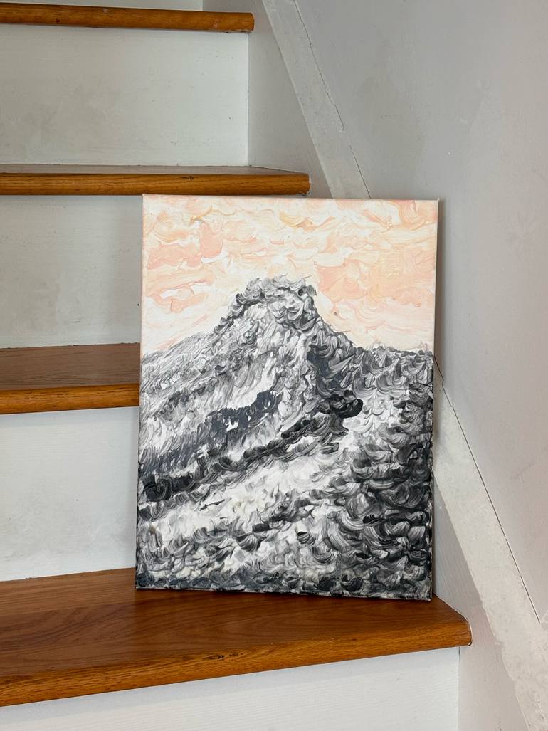 Original Art Deco Nature Painting by Jane Yeh