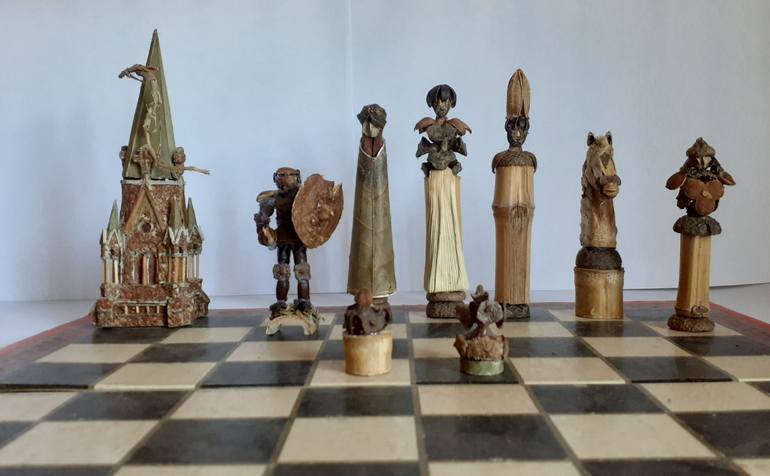 Original Minimalism Fantasy Sculpture by Khalil Scheidl