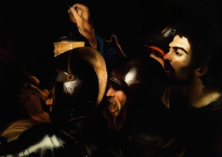 Original Realism Religion Painting by Old Masters  Tizzano