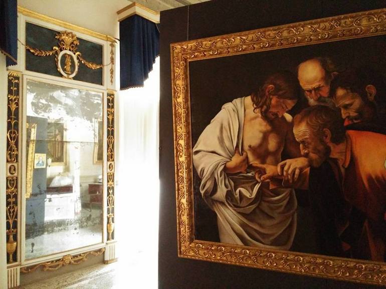 Original Realism Religion Painting by Old Masters  Tizzano