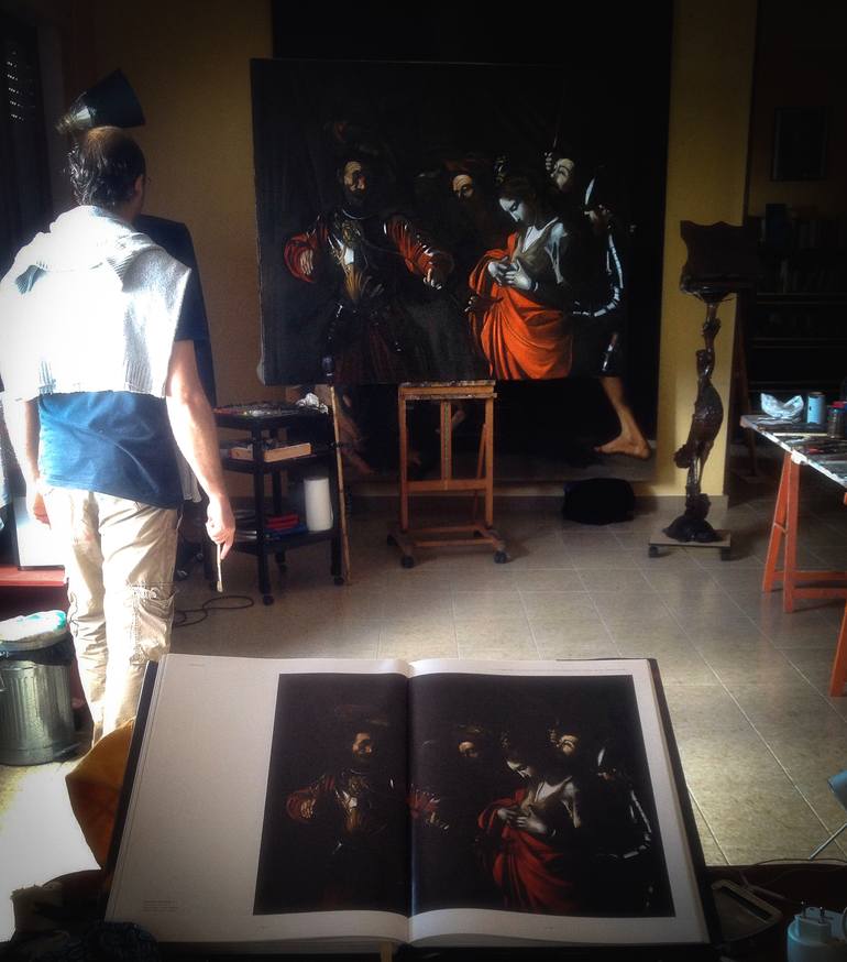 Original Other Religion Painting by Old Masters  Tizzano