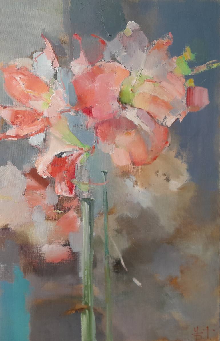 Original Contemporary Floral Painting by Tatyana Barinova