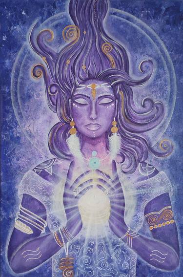 Original Symbolism Women Painting by Svitlana Dakhan