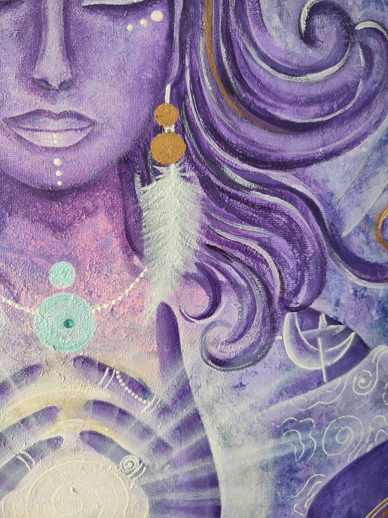 Original Symbolism Women Painting by Svitlana Dakhan