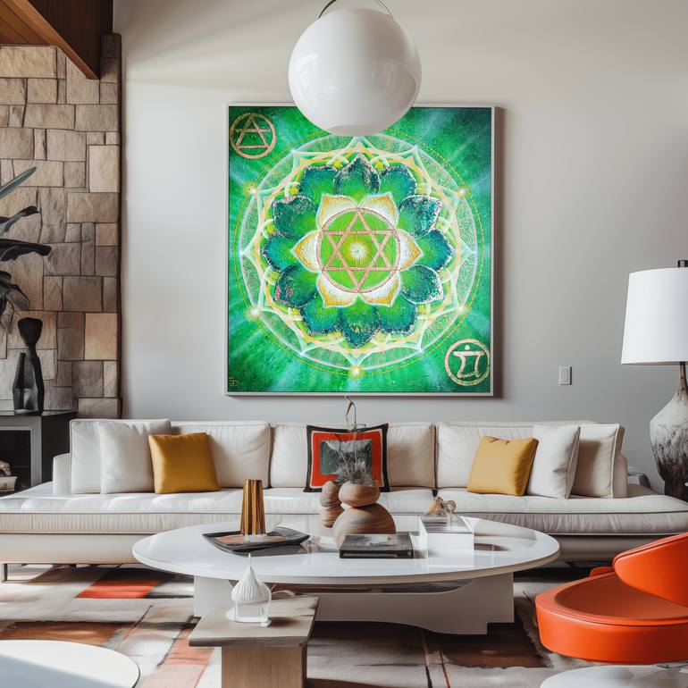 Original Symbolism Floral Painting by Svitlana Dakhan