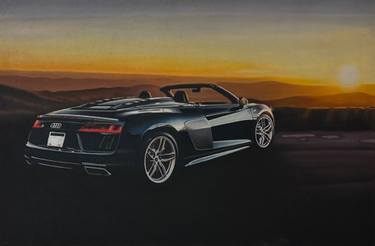 Original Color Field Painting Car Paintings by Mahak Jain